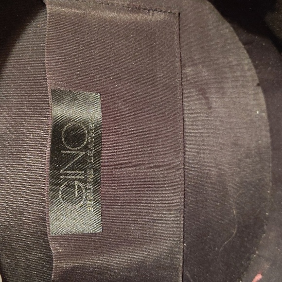 Vtg Gino Red Woven Round Leather Crossbody Bag - Picture 6 of 9